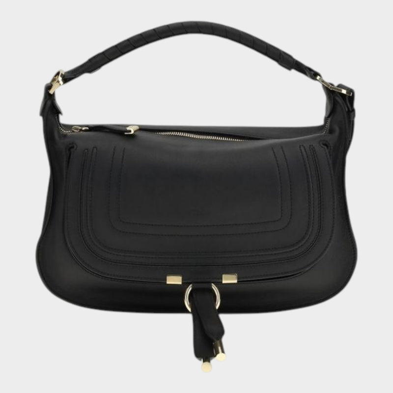Chloé Marcie Small Shoulder Bag in Black
