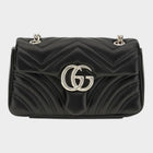 Gucci Black Calf Leather Bos Taurus Handbag