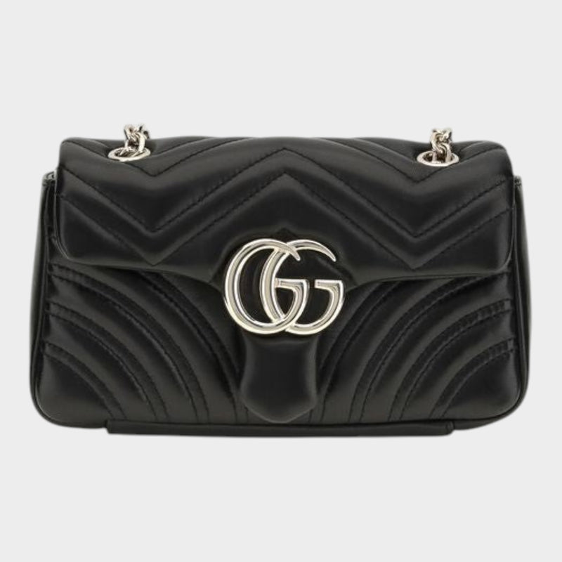 Gucci Black Calf Leather Bos Taurus Handbag