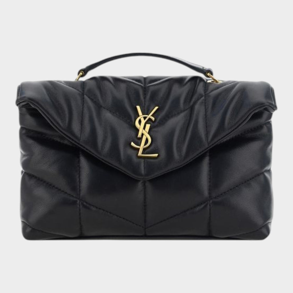 Saint Laurent Black Lamb Ovis Aries Shoulder Bag