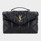 Saint Laurent Black Lamb Ovis Aries Shoulder Bag