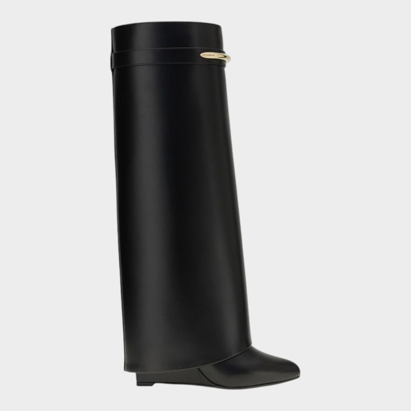 Givenchy Black Calf Leather Bos Taurus Boots