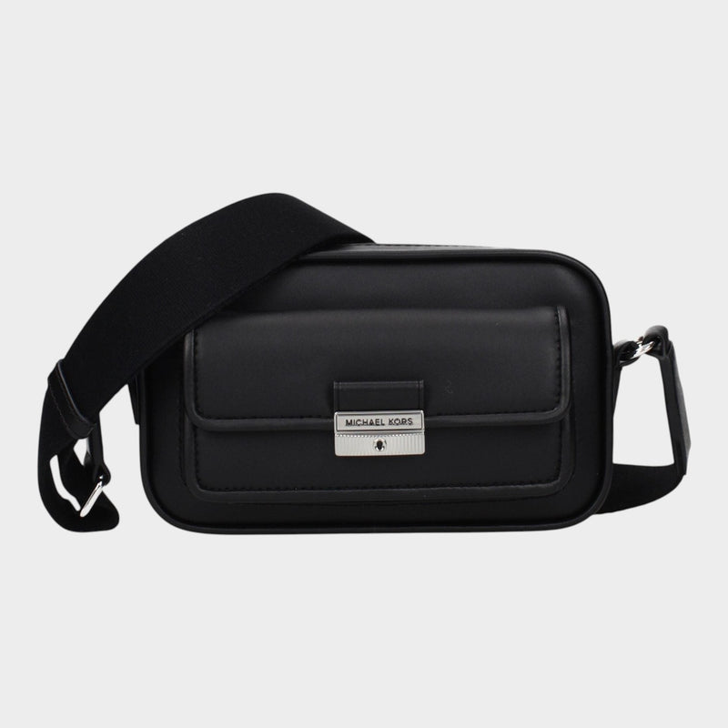 Michael Kors Black Leather Crossbody Bag