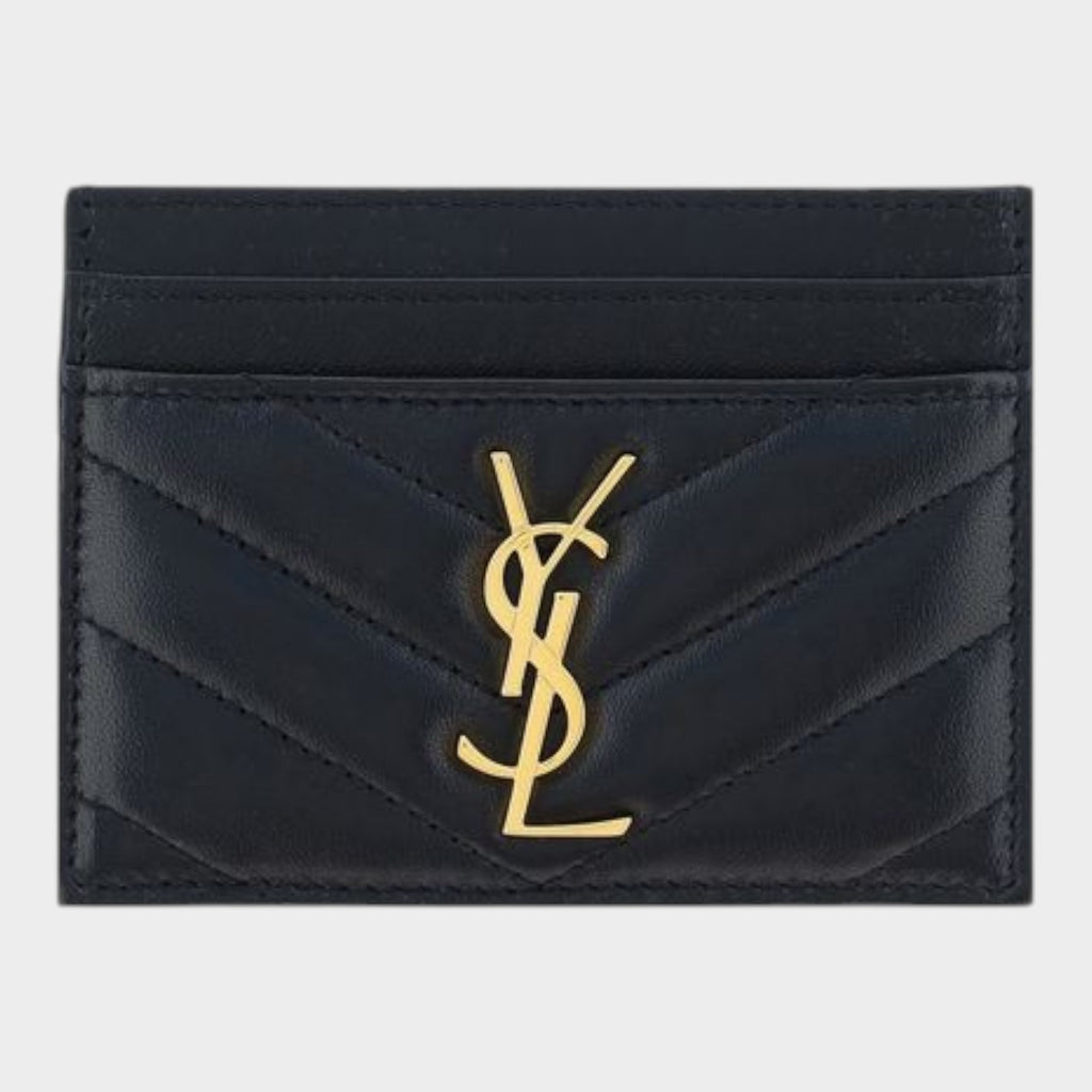 Saint Laurent Black Lamb Ovis Aries Wallet