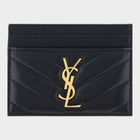 Saint Laurent Black Lamb Ovis Aries Wallet
