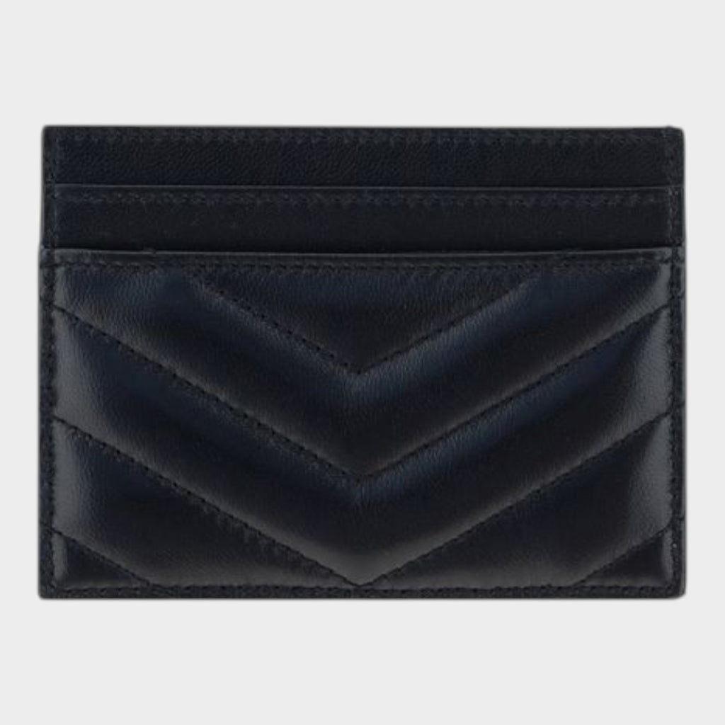 Saint Laurent Black Lamb Ovis Aries Wallet