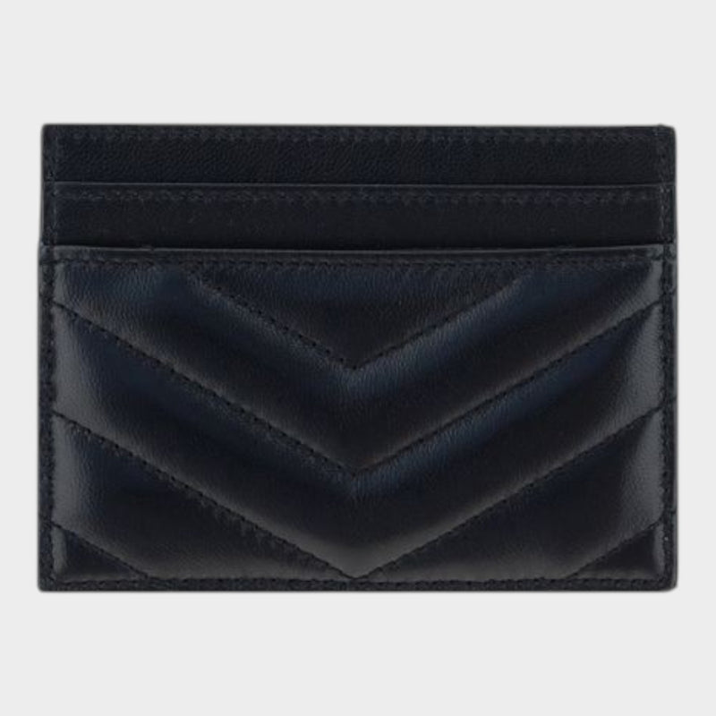 Saint Laurent Black Lamb Ovis Aries Wallet