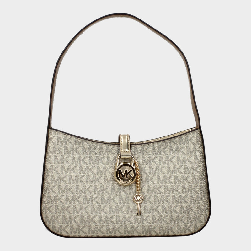 Michael Kors Gold Fabric Handbag