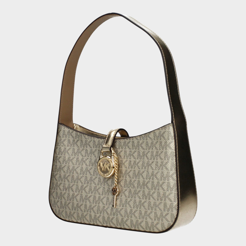 Michael Kors Gold Fabric Handbag