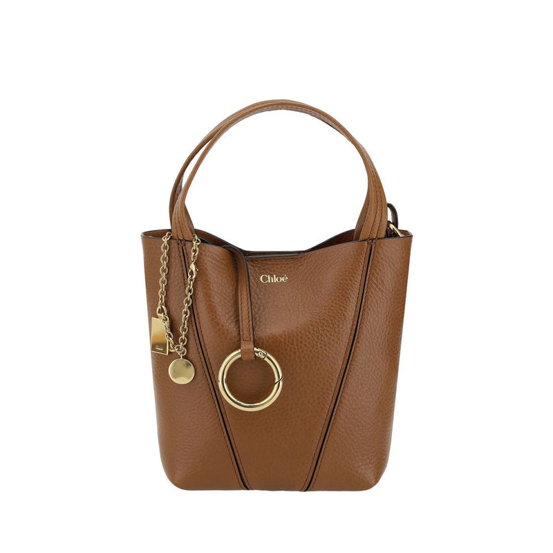 Chloé Spin Shoulder Bag in Brown