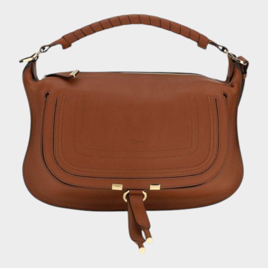 Chloé Marcie Small Shoulder Bag in Brown