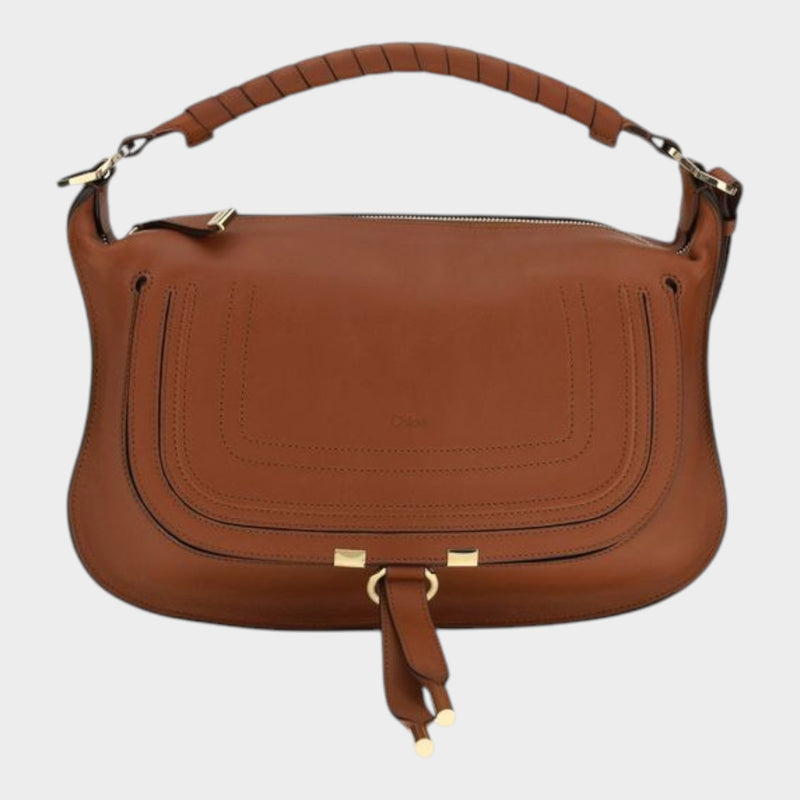 Chloé Marcie Small Shoulder Bag in Brown