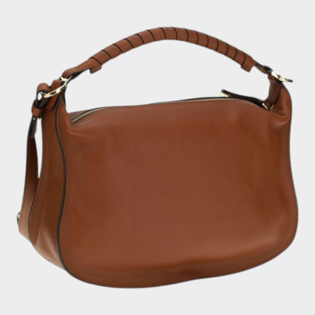 Chloé Marcie Small Shoulder Bag in Brown