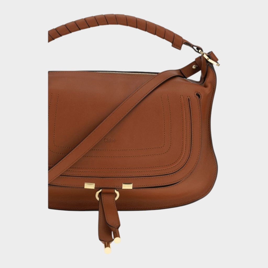 Chloé Marcie Small Shoulder Bag in Brown