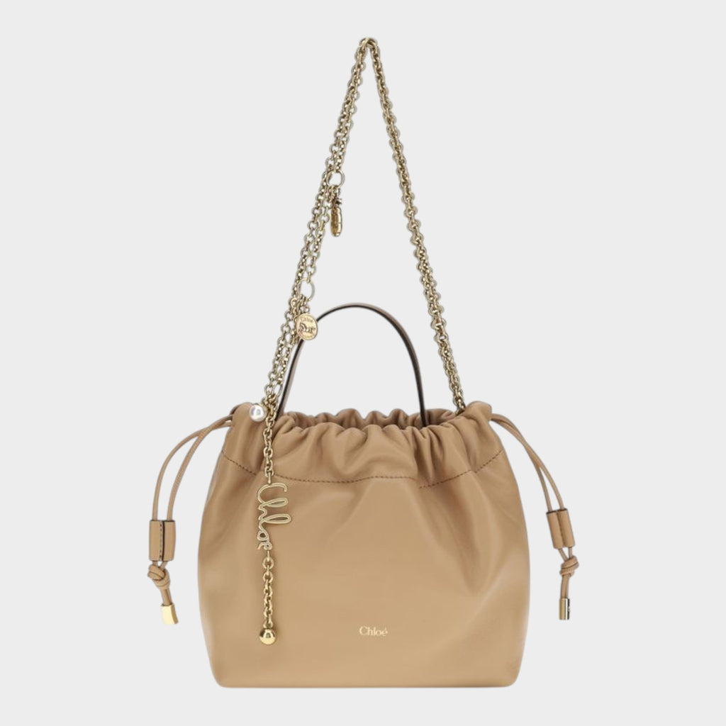 Chloé Beige Lamb Ovis Aries Shoulder Bag