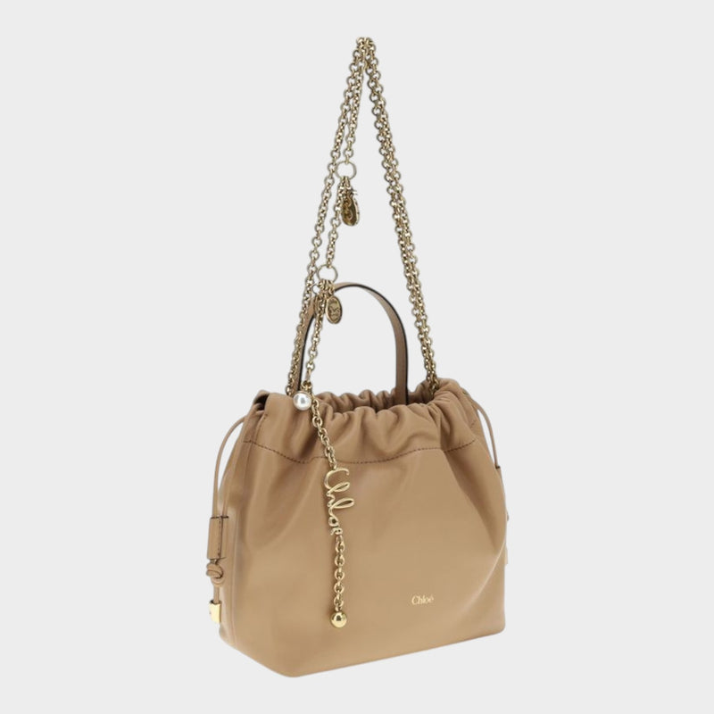 Chloé Beige Lamb Ovis Aries Shoulder Bag