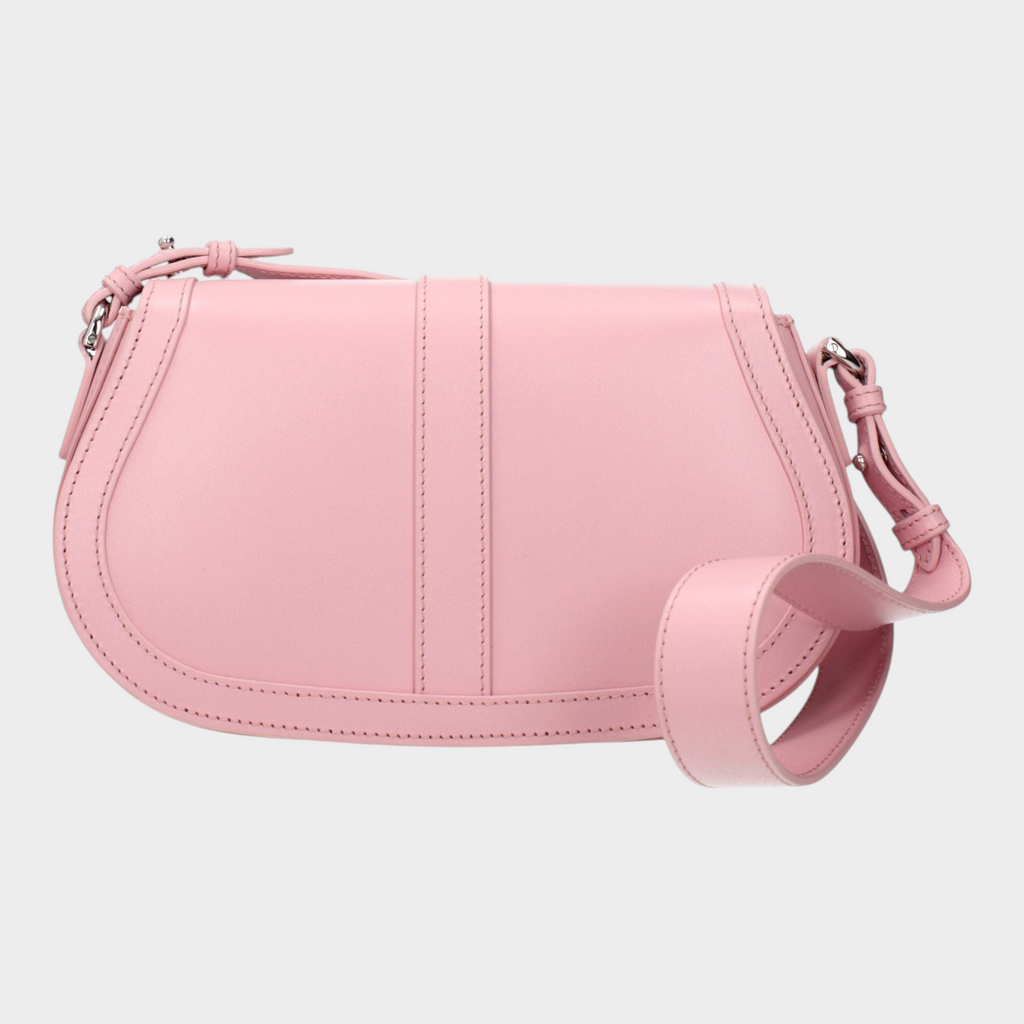 Versace Pink Leather Shoulder Bag