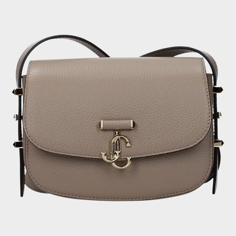 Jimmy Choo Gray Leather Crossbody Bag