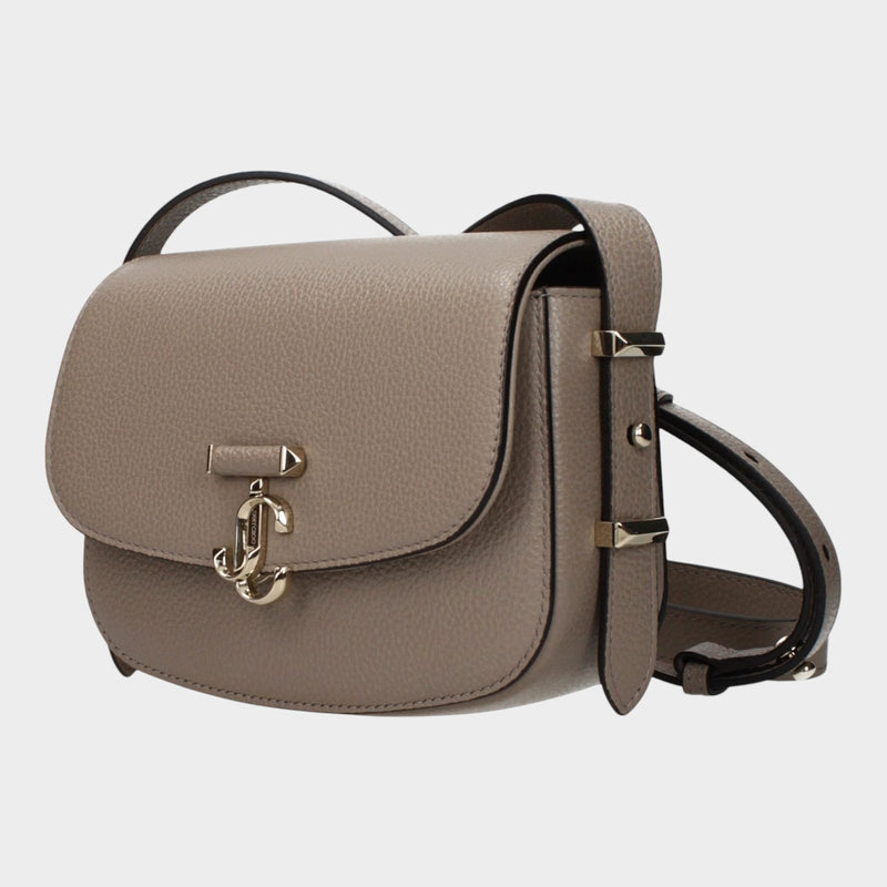 Jimmy Choo Gray Leather Crossbody Bag
