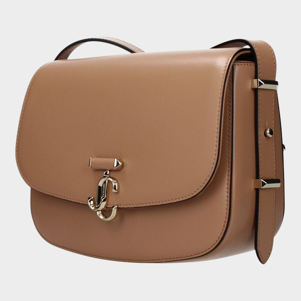 Jimmy Choo Brown Leather Crossbody Bag