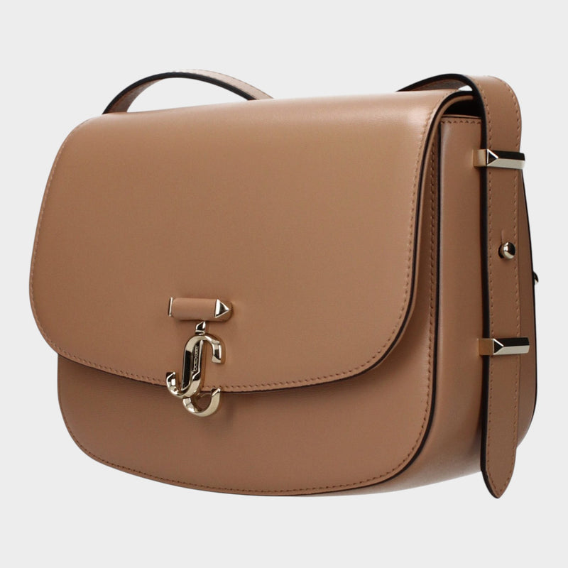 Jimmy Choo Brown Leather Crossbody Bag