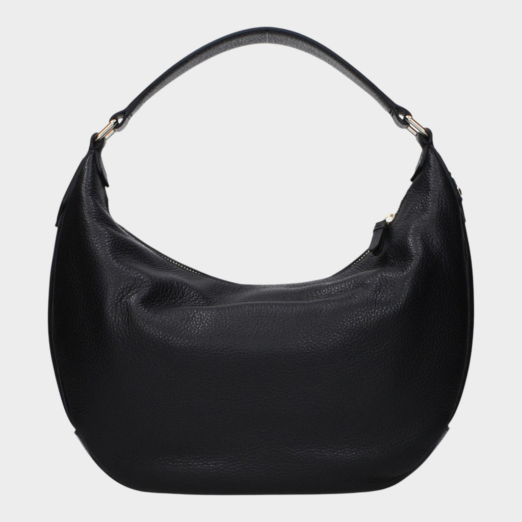 Jimmy Choo Black Leather Shoulder Bag