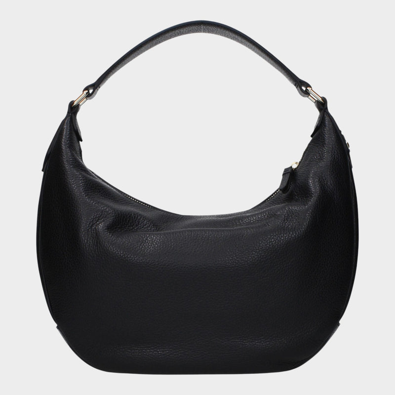 Jimmy Choo Black Leather Shoulder Bag