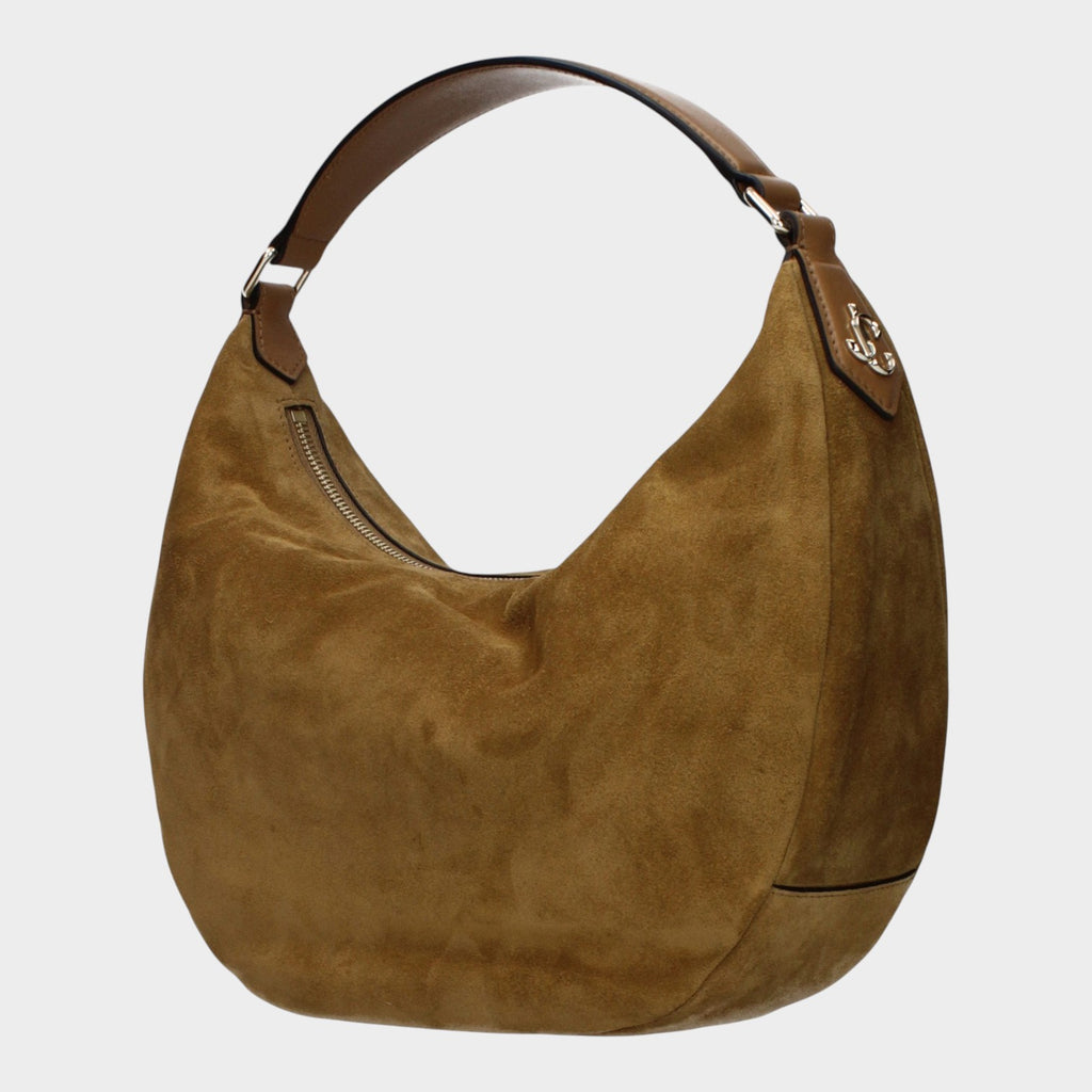 Jimmy Choo Brown Leather Shoulder Bag