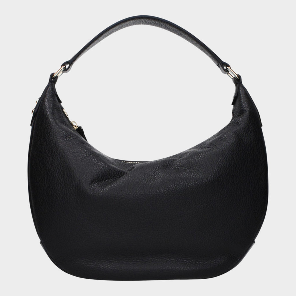 Jimmy Choo Black Leather Shoulder Bag