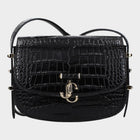 Jimmy Choo Black Leather Crossbody Bag
