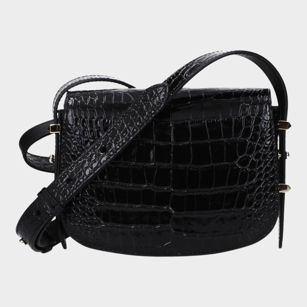Jimmy Choo Black Leather Crossbody Bag