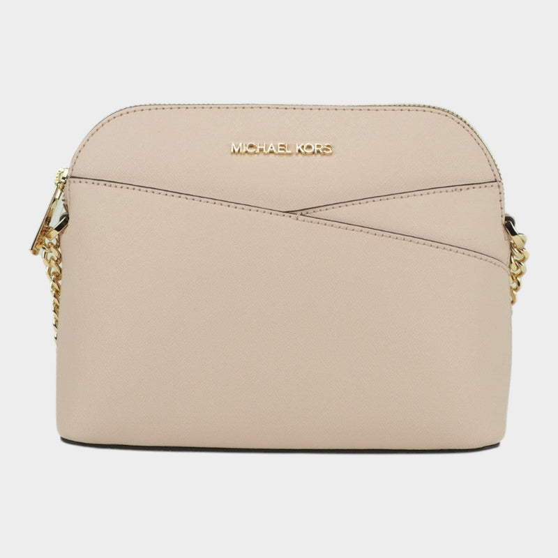Michael Kors Women'S Jet Set Travel Dome Leather Crossbody Bag