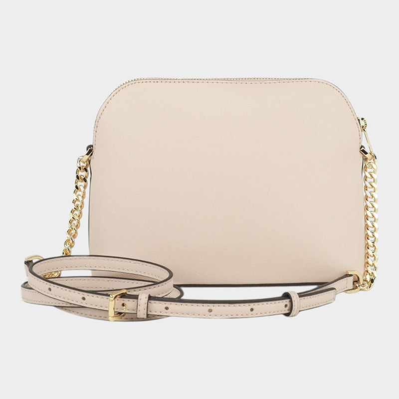 Michael Kors Women'S Jet Set Travel Dome Leather Crossbody Bag