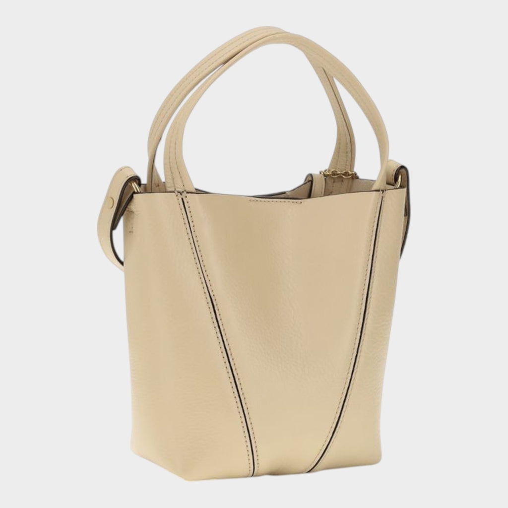 Chloé Spin Shoulder Bag in Beige