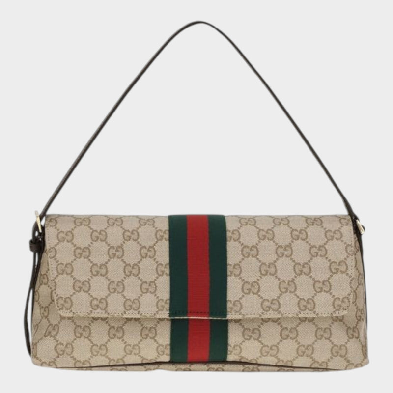 Gucci Beige Fabric Handbag