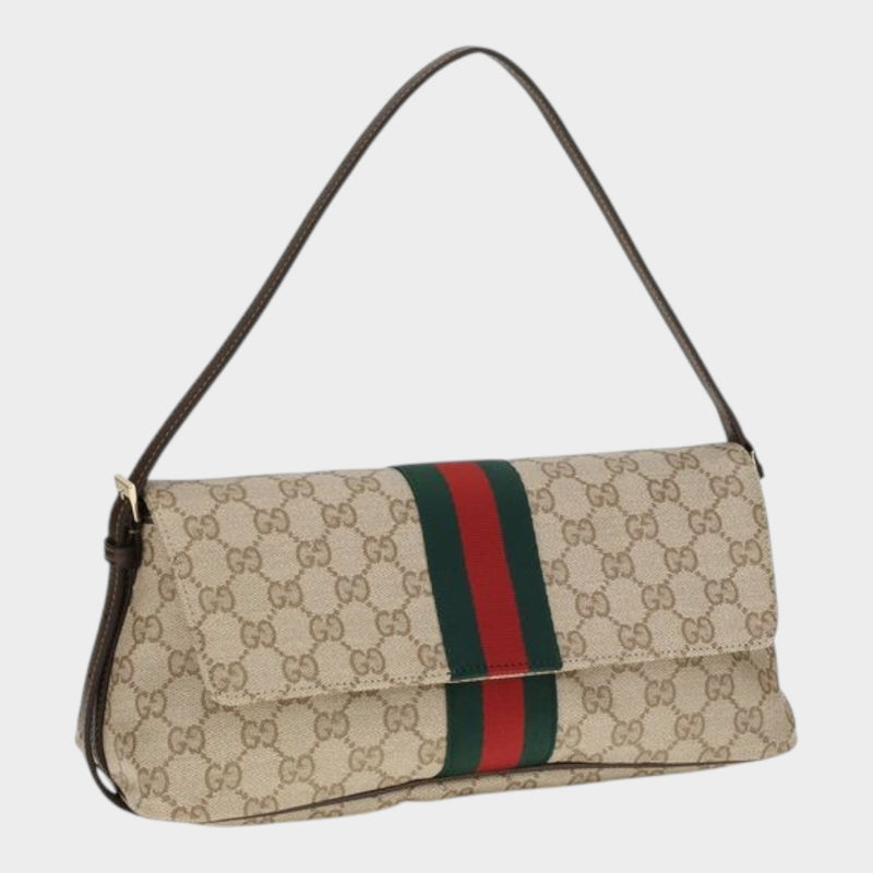 Gucci Beige Fabric Handbag