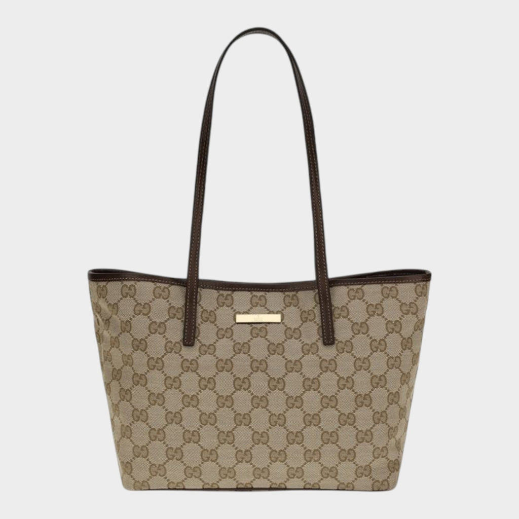 Gucci Beige Fabric Handbag