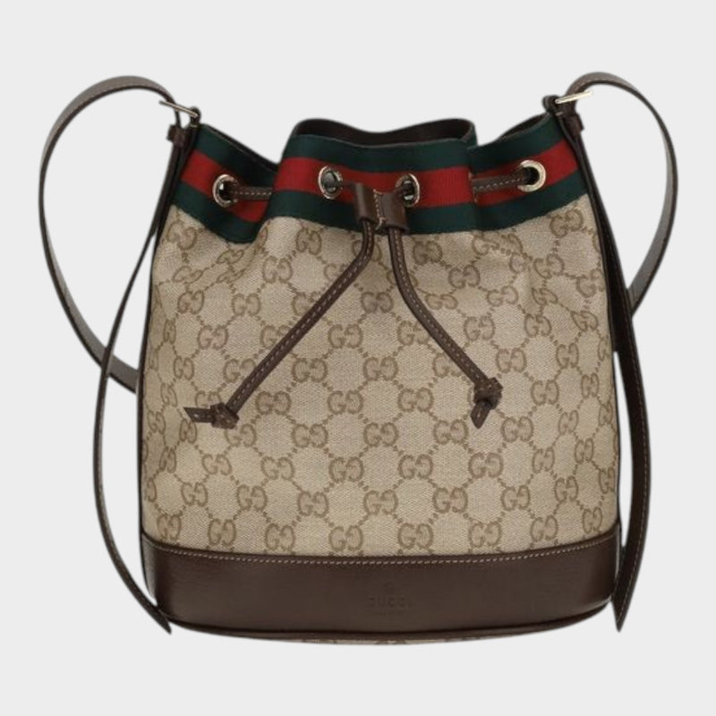Gucci Beige Fabric Handbag