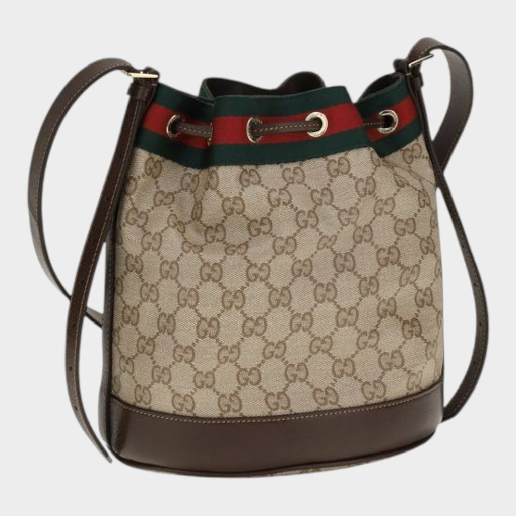 Gucci Beige Fabric Handbag