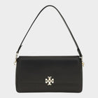 Tory Burch Black Calf Leather Bos Taurus Shoulder Bag