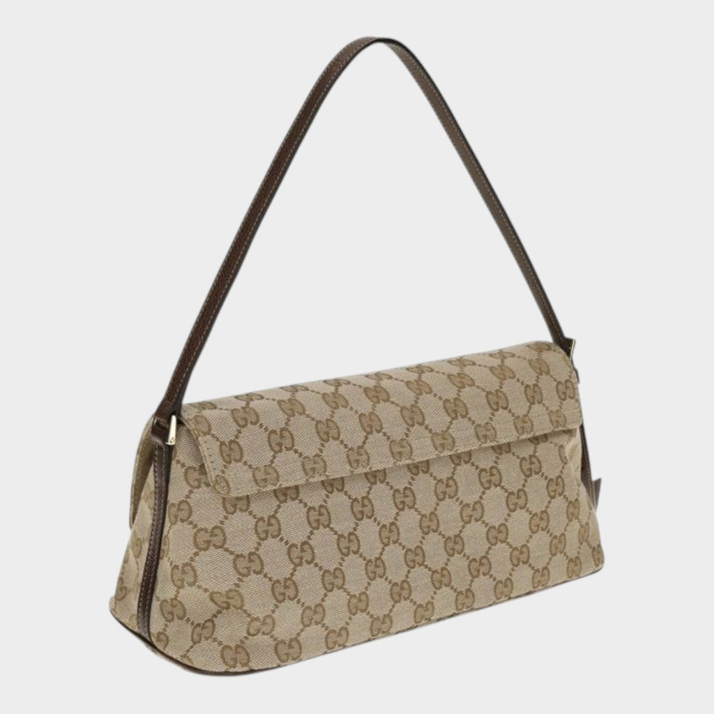 Gucci Brown Fabric Handbag