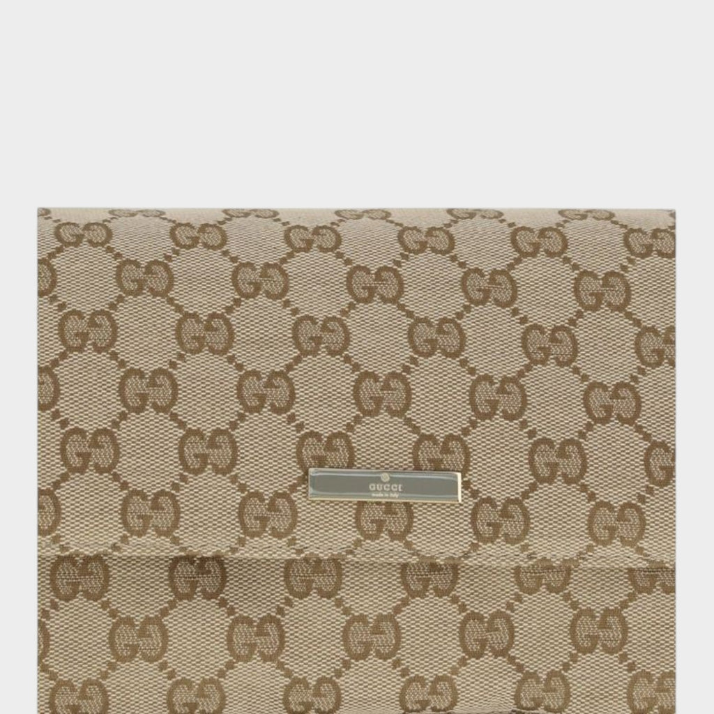 Gucci Brown Fabric Handbag