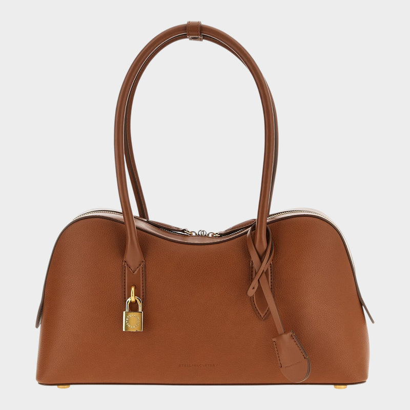 Stella McCartney Brown Polyamide Shoulder Bag