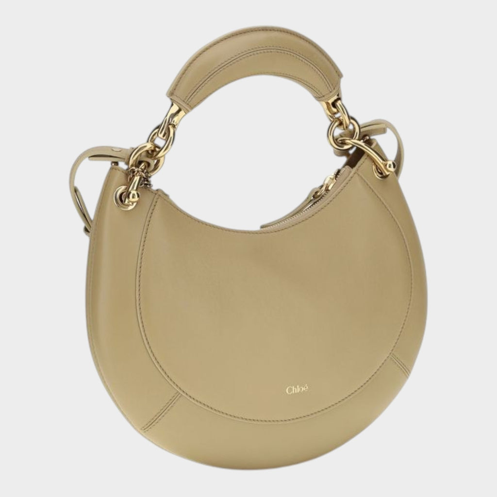 Chloé Marcie Shoulder Bag in Beige