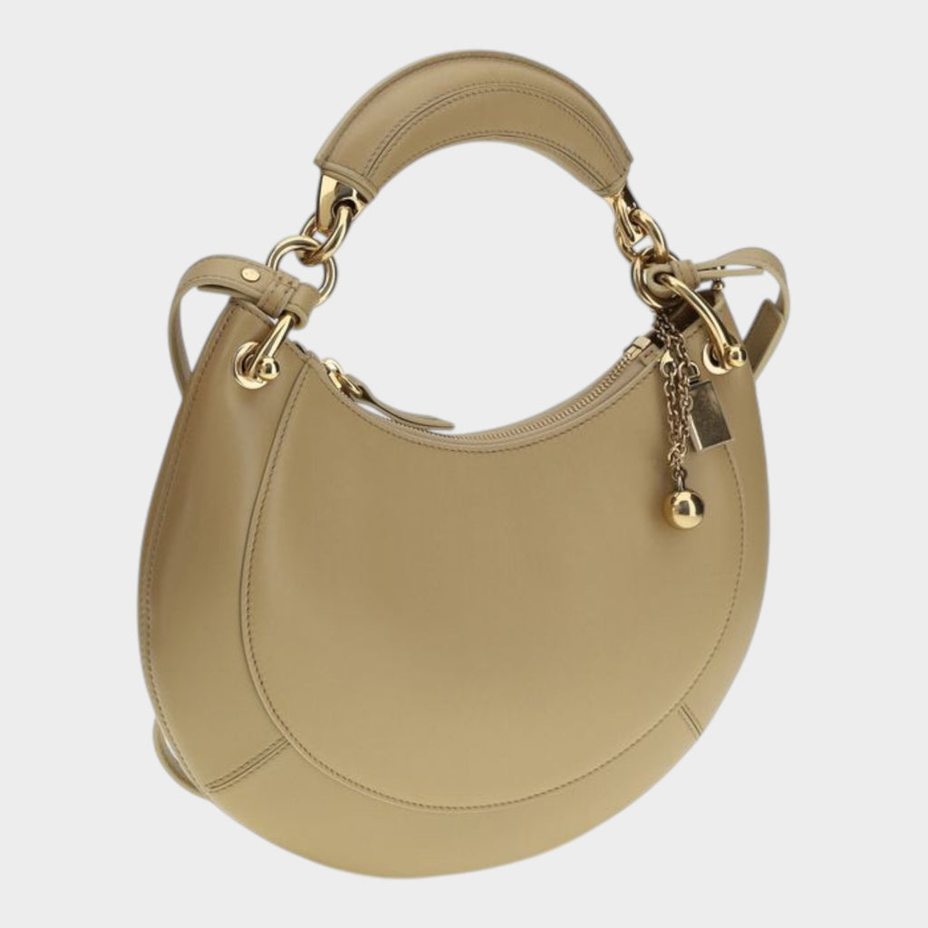 Chloé Marcie Shoulder Bag in Beige