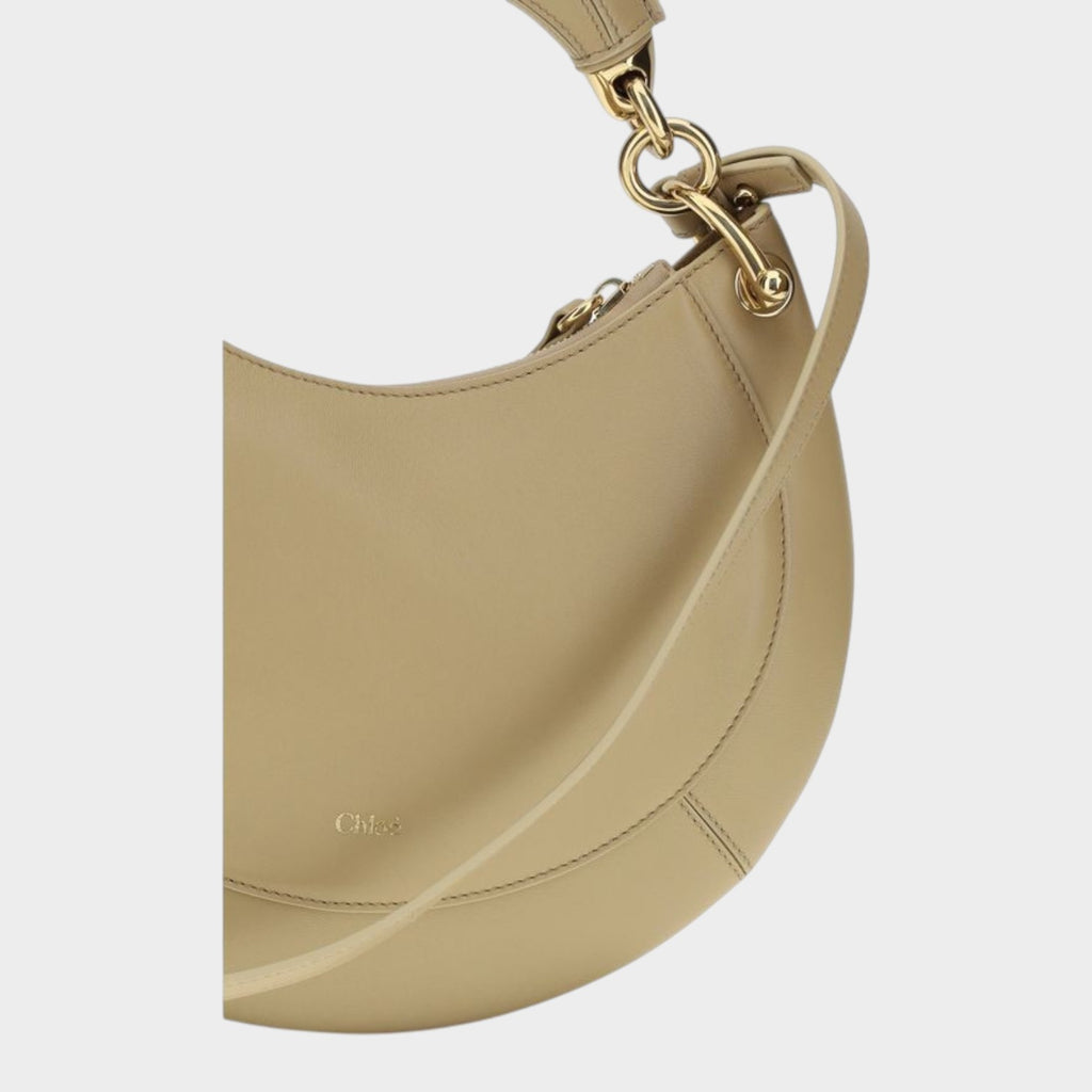 Chloé Marcie Shoulder Bag in Beige