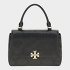 Tory Burch Black Calf Leather Bos Taurus Wallet