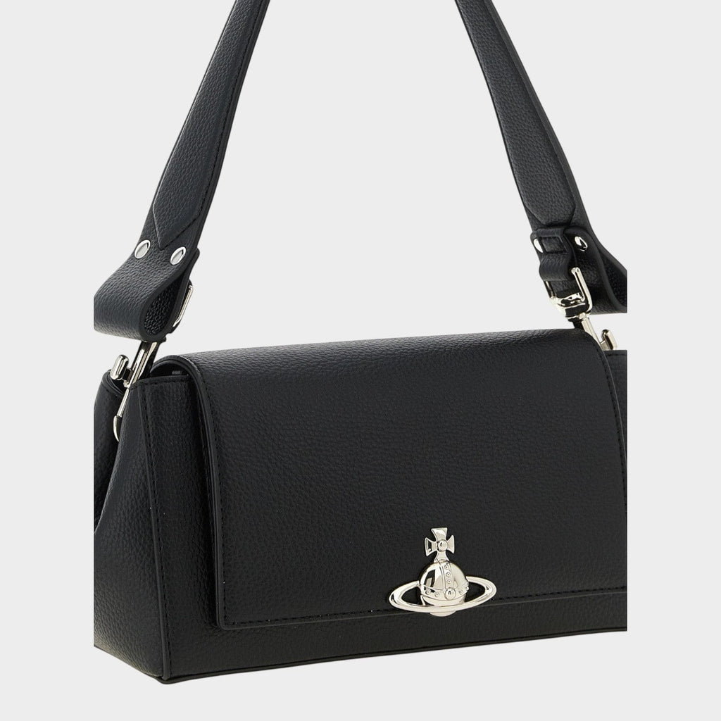 Vivienne Westwood Black Polyethylene Shoulder Bag