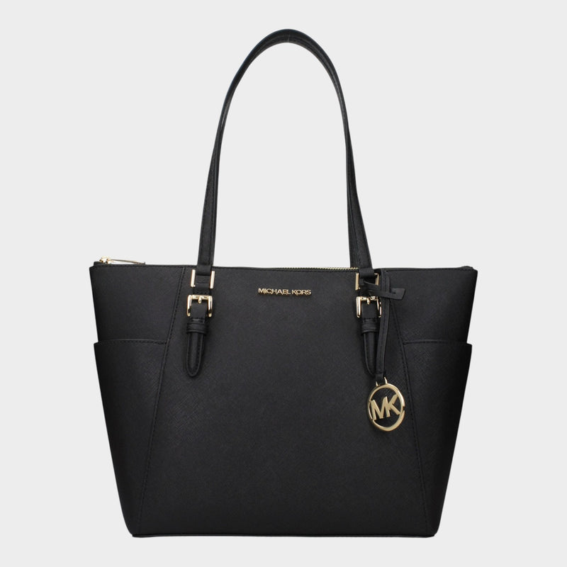 Michael Kors Black Leather Shoulder Bag