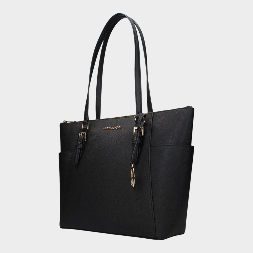 Michael Kors Black Leather Shoulder Bag